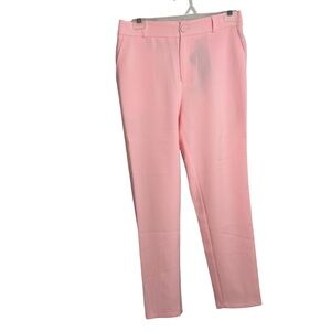 Pink Slim Fit Trousers